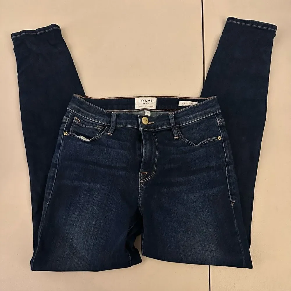 Frame le skinny de Jeanne snap ankle 27 - Picture 2 of 9